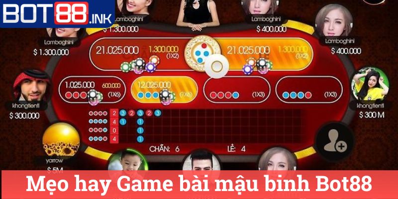 Mẹo hay Game bài mậu binh Bot88