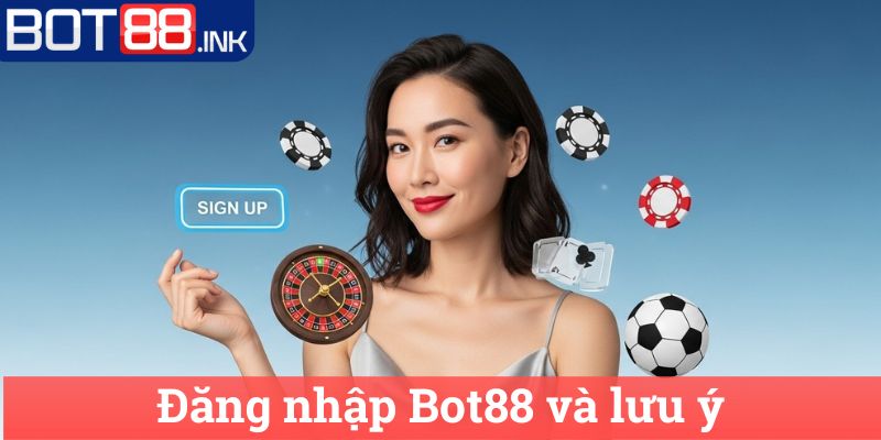 Hướng dẫn đăng nhập Bot88 2 Đăng nhập Bot88 và lưu ý